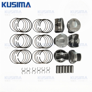 Pistone Forgiato 91mm con Anello per Riparazione Motore Porsche <span class=keywords><strong>911</strong></span> 996 997 3.6L M46, Qualità OEM, Codice 9A110313674 9A110313675, Direttamente dalla Fabbrica - Product Image 5