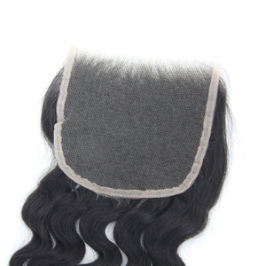 Transparent HD suisse dentelle 5 <span class=keywords><strong>par</strong></span> 5 Remy cheveux fermeture naturel 1b achat pas cher vierge cheveux brésiliens vague lâche 5*5 dentelle fermeture - Product Image 5