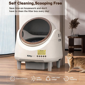 Wholesale Custom Brand Automatic Cat <strong>Litter</strong> <strong>Box</strong> Open Safety Design Large Capacity 12L Smart Easy Clean Eco-Friendly Multi-Cat - Product Image 1