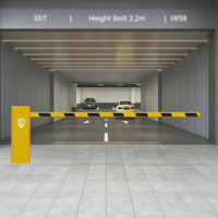 Barrière de stationnement intelligente autonome tout-en-un avec système LPR pour les zones de stationnement des entrepôts logistiques