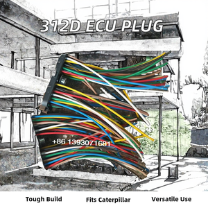 Para controlador de excavadora Caterpillar, enchufe de cable, controlador 312D, conector ECU para piezas de maquinaria de construcción, modelos 153-2620 - Product Image 3