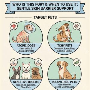 Champú para Perros con Niacinamida de Marca Privada para Reparación de la Barrera Cutánea, Aromas Personalizados, Alivio del Estrés, Apoyo al Microbioma, Lavado para Mascotas - Product Image 2
