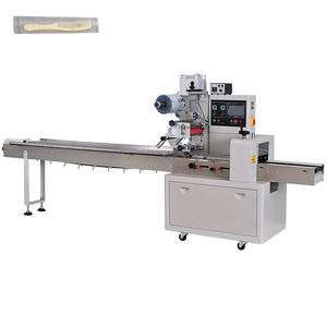 Wrapping Chocolate Tablet Machine Hand-torn Bread Teacake Packaging Machine Bread Flow Packaging Machine - Product Image 1