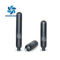 Bouteille d'air en fibre de carbone certifiée CE DOT 0,48 l 300 bar, bouteille d'air en fibre de carbone 0,58 l, bouteille d'air en fibre de carbone 0,6 l