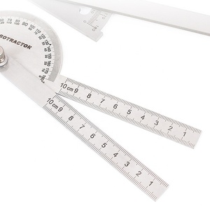 زاوية المنقلة الفولاذ المقاوم للصدأ رئيس مربع أداة قياس للنجارين و النجارة الهواة - Product Image 4