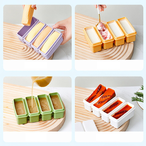 Bac à glaçons en silicone alimentaire 100 % réutilisable, forme longue, pour congélateur, maison, hôtel, restaurant, OEM, ODM - Product Image 2