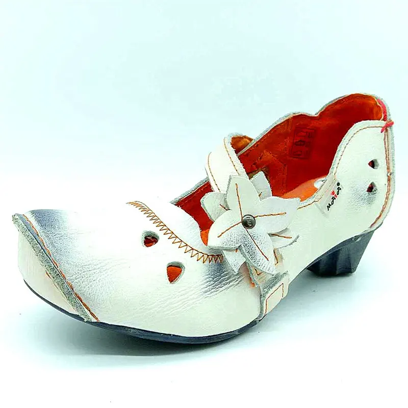 white genuine leather upper camouflage TPR outsole 2020 womens sandals for Deutsch