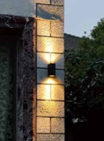 Lampe murale de jardin innovante, design simple et moderne, résistante à l'eau et au soleil, pour intérieur et extérieur