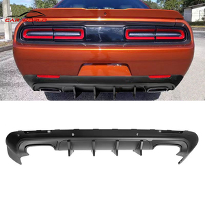 Venta Caliente de Fábrica: Nuevo Difusor Trasero de Parachoques de Plástico Negro Mate Estilo V1 con Recortes para Gancho de Remolque para Modelos 15-23 - Product Image 6