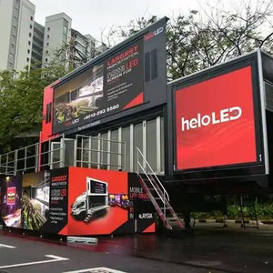 Bảng Quảng Cáo Kỹ Thuật Số Cỡ Lớn Cho Xe Tải, Bảng Quảng Cáo Xe Hơi Ngoài Trời Màn Hình <span class=keywords><strong>Led</strong></span> Di Động - Product Image 6