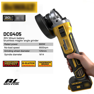 เครื่องเจียรไฟฟ้าไร้สาย20V <span class=keywords><strong>DCG405</strong></span>ใช้ในการก่อสร้างเครื่องเจียรไฟฟ้าแบบไร้สาย - Product Image 3