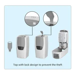 2024 Cost-Effective Wholesale Wall Mounted Kitchen Bathroom ABS Automatic Soap Dispenser Senor And Touchless 1000ML