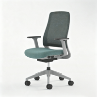 Fauteuil de bureau pivotant de haute qualité à faible MOQ, design traditionnel, chaise d'ordinateur avec structure en plastique