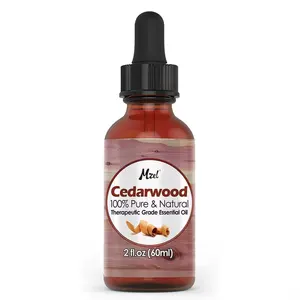 OEM ODM 100% saf Cedarwood uçucu yağ aromaterapi cilt bakımı doğal sakin 60ml serum