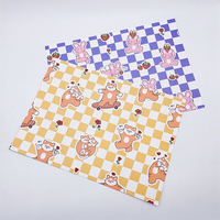En Stock, vente en gros, papier d'emballage de noël imprimé d'animaux mignons 50x70cm 80g papier Kraft cadeau d'anniversaire