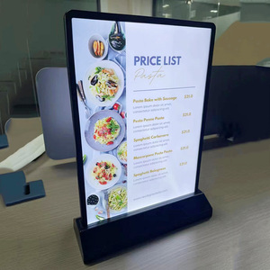 Nguồn nhà máy sản xuất tùy chỉnh led Bảng menu Chất <span class=keywords><strong>l</strong></span>ượng cao và giá thấp A4 Máy tính để bàn quảng cáo hộp Đèn - Product Image 1