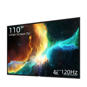 ASANO Téléviseur LED 4K intelligent à grand écran <span class=keywords><strong>plat</strong></span> de 110 pouces, produit neuf en vente chaude, fabriqué en Chine, 98 100 pouces - Product Image 1