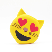 DY-001 personnalisé nouveau Design dessin animé Animal Mini Portable Powerbank forme de chat chargeur de batterie de téléphone portable universel 5200mah