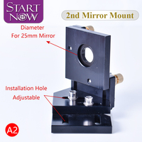 Kit de tête laser Startnow pour machine de découpe et de gravure au laser CO2, lentille de focalisation laser, miroir réflecteur, support de montage, accessoires de fixation