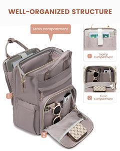 Women Laptop <b>Backpack</b> <b>Waterproof</b> Nurse Bag School <b>Backpack</b> Travel Computer <b>Backpack</b> College Office Bag Business Ladies Bag - Product Image 2