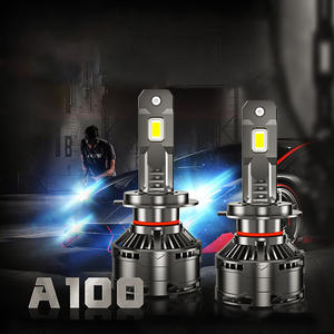 Gpne หลอดไฟหน้าแบบ Bi-LED พลังสูง100W H4อินเตอร์เฟซ6500K โทนสีคูลไวท์ไนท์-HD - Product Image 1