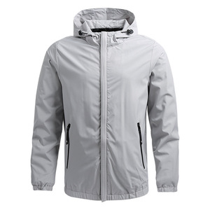 ANSZKTN-Chaqueta cortavientos para hombre, impermeable, informal, ligera, cortavientos - Product Image 4