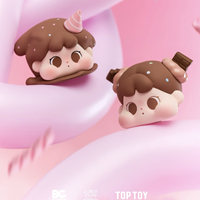 QOQO MINIFACE Boîte Mystère Thème Chocolat, Poupée Mignonne Tendance, Mini Figurine & Ornement