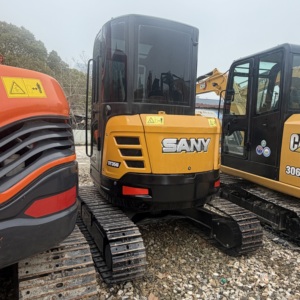 Escavatore Cingolato Idraulico Usato <span class=keywords><strong>Sany</strong></span> SY35U, Mini Escavatore di Seconda Mano da 3,5 Tonnellate, Peso Operativo 3.780 kg per Costruzioni - Product Image 3