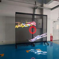 Affiche LED holographique InVisia pour intérieur, affichage sur totem haute luminosité, panneau ultra fin, publicité numérique, bannière numérique