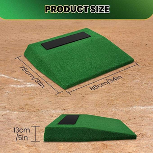 Vente en gros usine <span class=keywords><strong>NAJA</strong></span> DZ098 – Monture de lanceur de baseball/softball portable et durable en PE, 76x76cm, avec logo personnalisé, équipement de terrain - Product Image 6