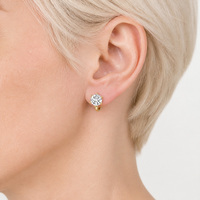 10 Pasang Set Anting Clip-On Multi Gaya untuk Wanita Mutiara Kristal Hoop Warna Emas Perak Tanpa Tindik Perhiasan Fashion Statement