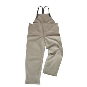 EWM Latzhose Leder Weiß-Jungfleisch Ropa de trabajo de protección personal para seguridad laboral y prevención de accidentes - Product Image 1