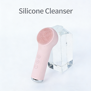 Heat Massage Facial Cleanser IPX6 Waterproof Deep Pore Cleaning Skin Care Vibration Beauty Instrument <b>Tool</b> Device Home OEM Salon - Product Image 1