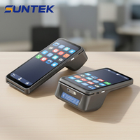 Terminal de point de vente portable SUNTEK Android 15 avec écran de 6,75 pouces, batterie de 5200 mAh, 16 Go de ROM + 2 Go de RAM, écran tactile NFC et appareil photo 5MP