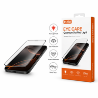 Protector de Pantalla para Teléfono Móvil con Luz Roja para el Cuidado de los Ojos, Precio de Fábrica, Película de Puntos Cuánticos Anti-Fatiga para iPhone 16