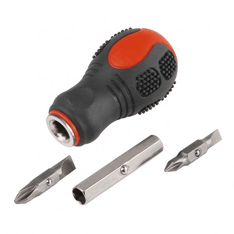 8819106 EXTOL 4 в 1 crv отвертка с нескользящей ручкой для шероховатости