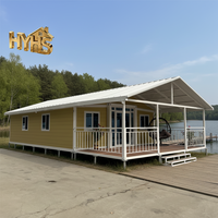 Maison conteneur extensible de 40 pieds et 20 pieds, prête à l'emploi, villa préfabriquée avec 2, 3, 4 ou 5 chambres, maison mobile préfabriquée portable