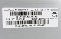 Écran LCD d'ordinateur portable 23,8 pouces de qualité supérieure, panneau AIO MG2381B02-4 5C10W32162, remplacement pour Lenovo AIO A70Z A7100/A7200 S500