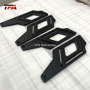 Simulateur profil aluminium volant personnalisé Cockpit simulateur de jeu de conduite superbe Cockpit avec vraie chaise course - Product Image 6