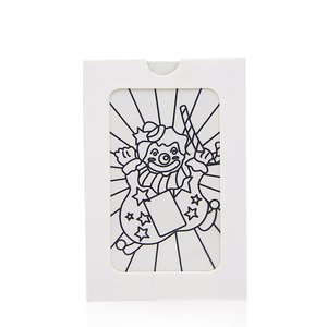Carta da Clown con trucco magico giocattolo per oggetti di scena di piccole dimensioni che cambiano colore Clown facile da fare trucchi magici per bambini - Product Image 5