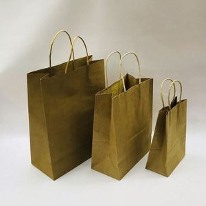 Produit de premier rang, vente en gros, logo personnalisé, sac en papier kraft écologique brun pour la restauration rapide à emporter - Product Image 1