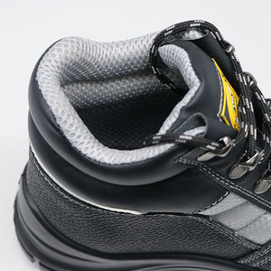 MAXITOUGH-Zapatos de protección de seguridad para hombre, suela de PU/PU para transporte logístico con punta de acero, resistente al agua, color negro, logotipo personalizado - Product Image 5