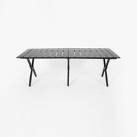 Hitree 2025 Design moderne Table pliante en métal 1 an de garantie pour les activités de plein air voyage Camping pique-niques barbecue cour parc