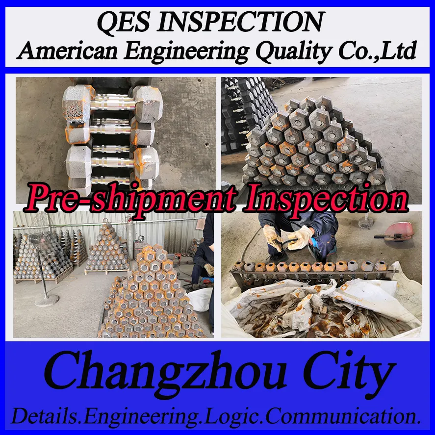 Служба контроля продукции для резиновых Шестигранных гантелей в Цзянсу Чанчжоу Huai'an Suqian Xuzhou Yancheng Yangzhou
