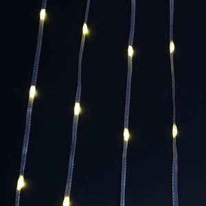 NOUVEAU 3*2M LED <span class=keywords><strong>Guirlande</strong></span> de rideaux double parallèle avec <span class=keywords><strong>crochet</strong></span> pour la maison Ornements de Noël Cadeaux de Noël Décoration du Nouvel An - Product Image 3