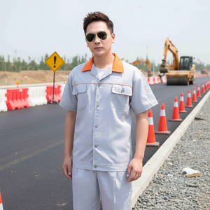High Visibility Reflective Work Uniform Traffic Road Construction Clothing Security Uniform Safety Clothes - Product Image 1