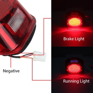Luz de Freno LED para Harley Davidson con Ventana para Placa de Matrícula Inferior, Producto para Sistemas de Carrocería de Motocicletas - Product Image 3