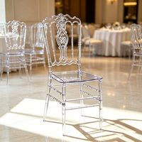 Chaise fantôme en acrylique transparente personnalisable en gros, empilable, pour événements, mariages, banquets et fêtes