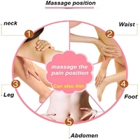 Masseur abdominal électrique confortable en plastique ABS pour amincir le ventre, réduire la cellulite et perdre du poids