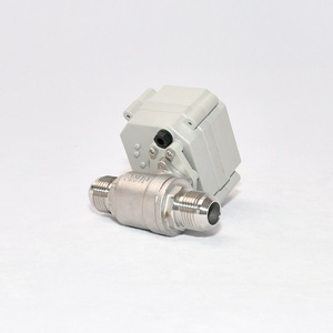 Vanne à boisseau sphérique électrique en acier inoxydable 1/2 po DN10 miniature intelligente avec commande électrique pour eau, air, température normale - Product Image 2